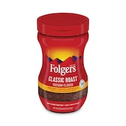 Folgers Instant Coffee Crystals, Classic Roast, 8 oz Jar, Medium 2550020629